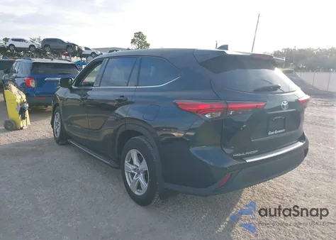 2021 Toyota Highlander L из США, поврежденный, VIN 5TDCZRAH5MS082175